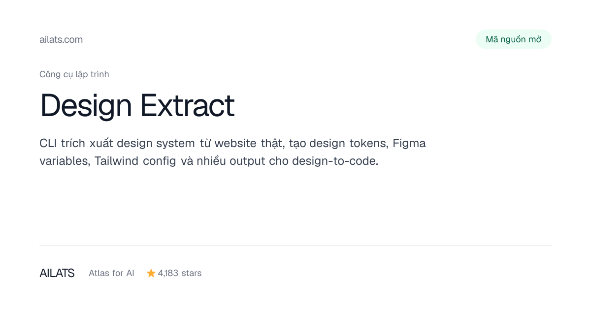 Design Extract | Atlas for AI