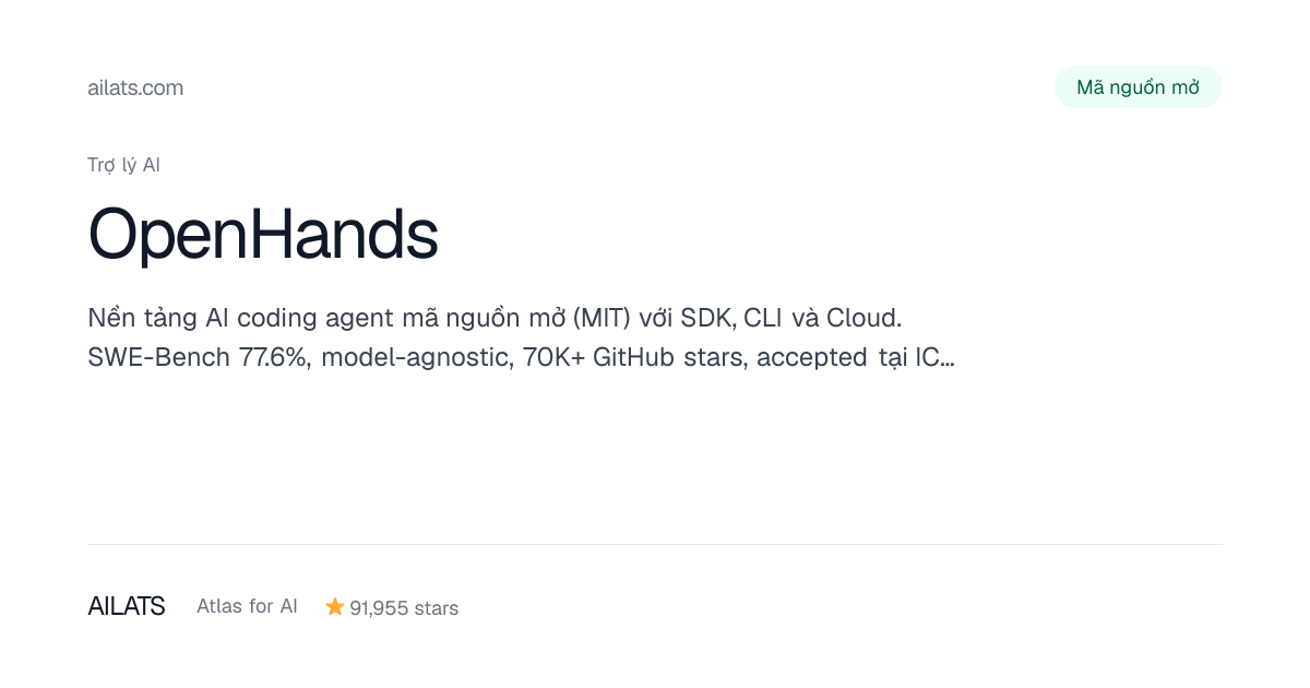 OpenHands | Atlas for AI