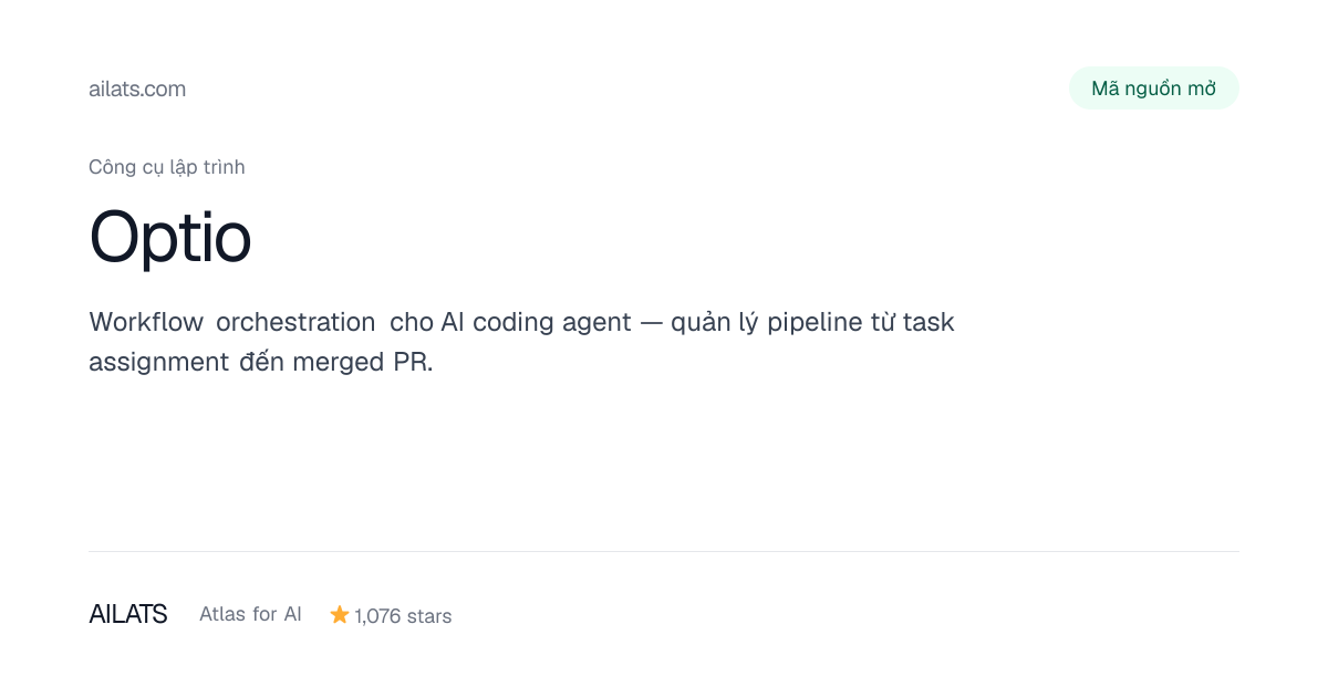 Optio | Atlas for AI