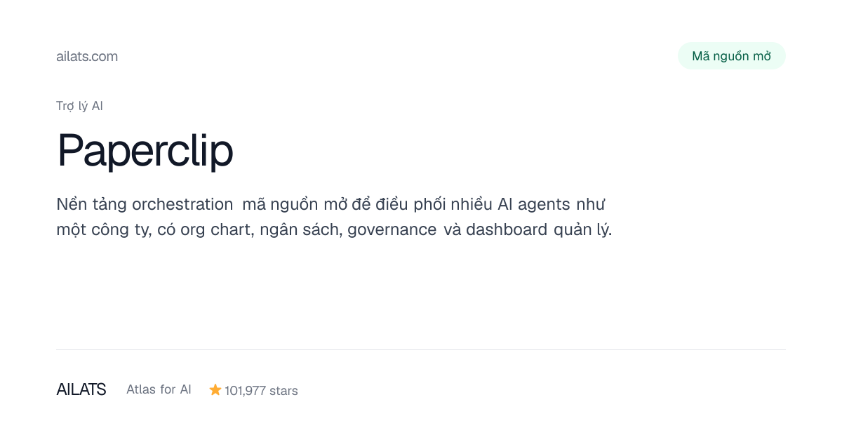 Paperclip | Atlas for AI